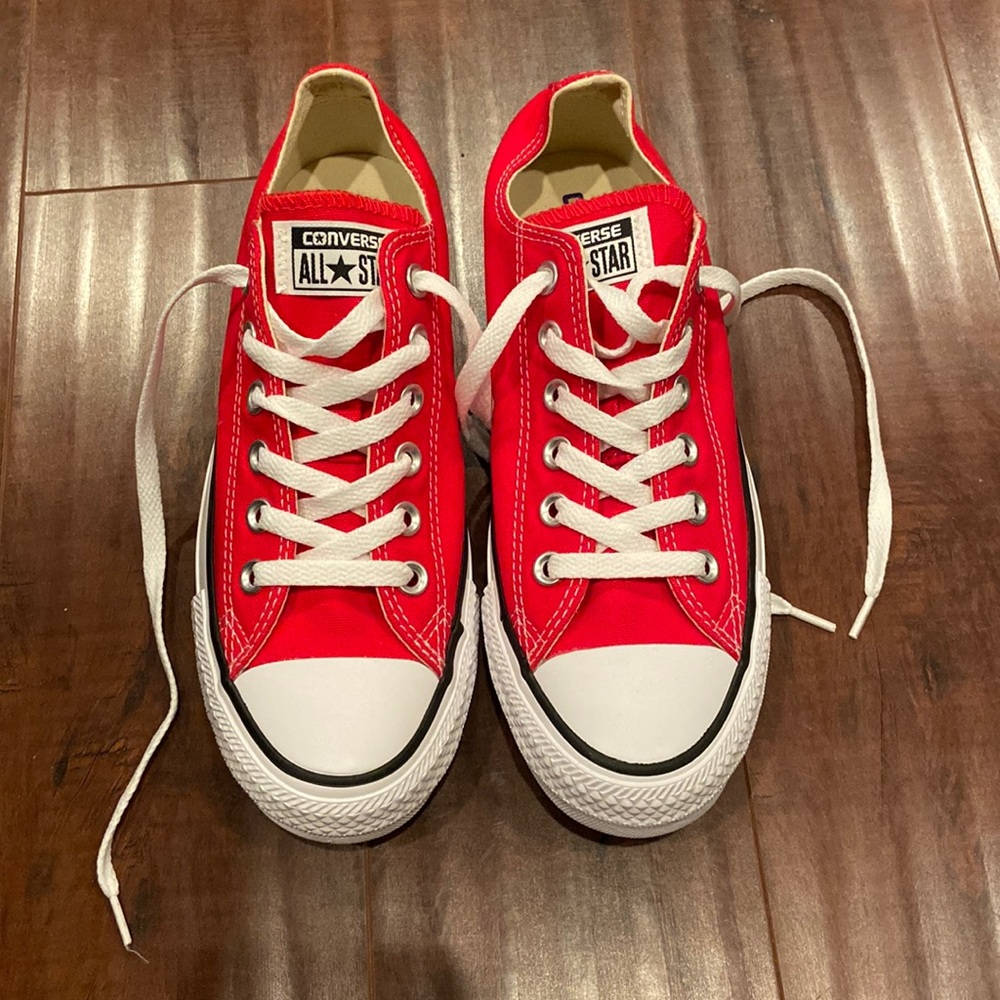 Brand New Converse Low Tops - Red